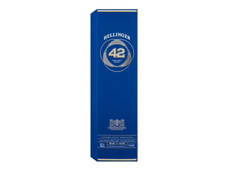 Gehe zu Vollbildansicht: Hellinger 42 Single Malt Whisky mit Geschenkbox 46% Vol - Bild 3