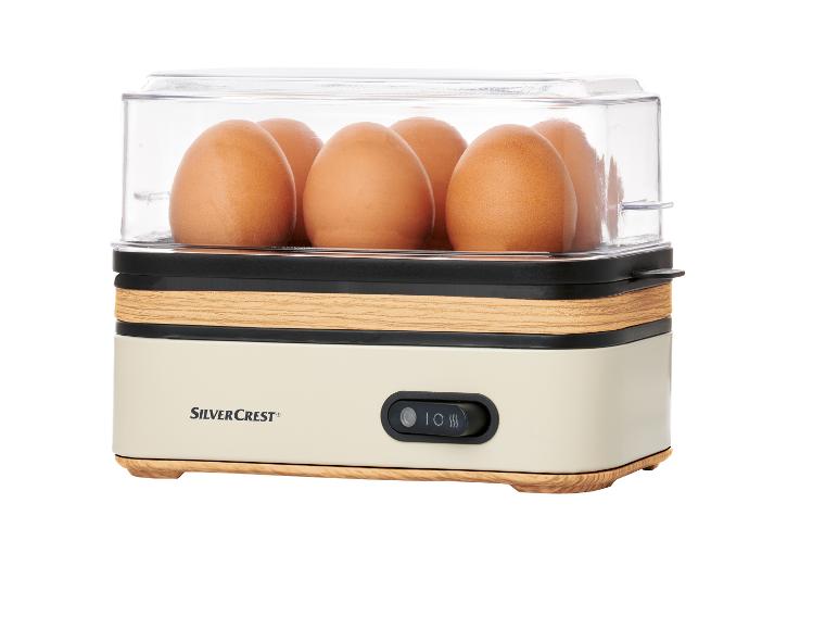 SilverCrest Eierkocher: Eier, Holzdesign.