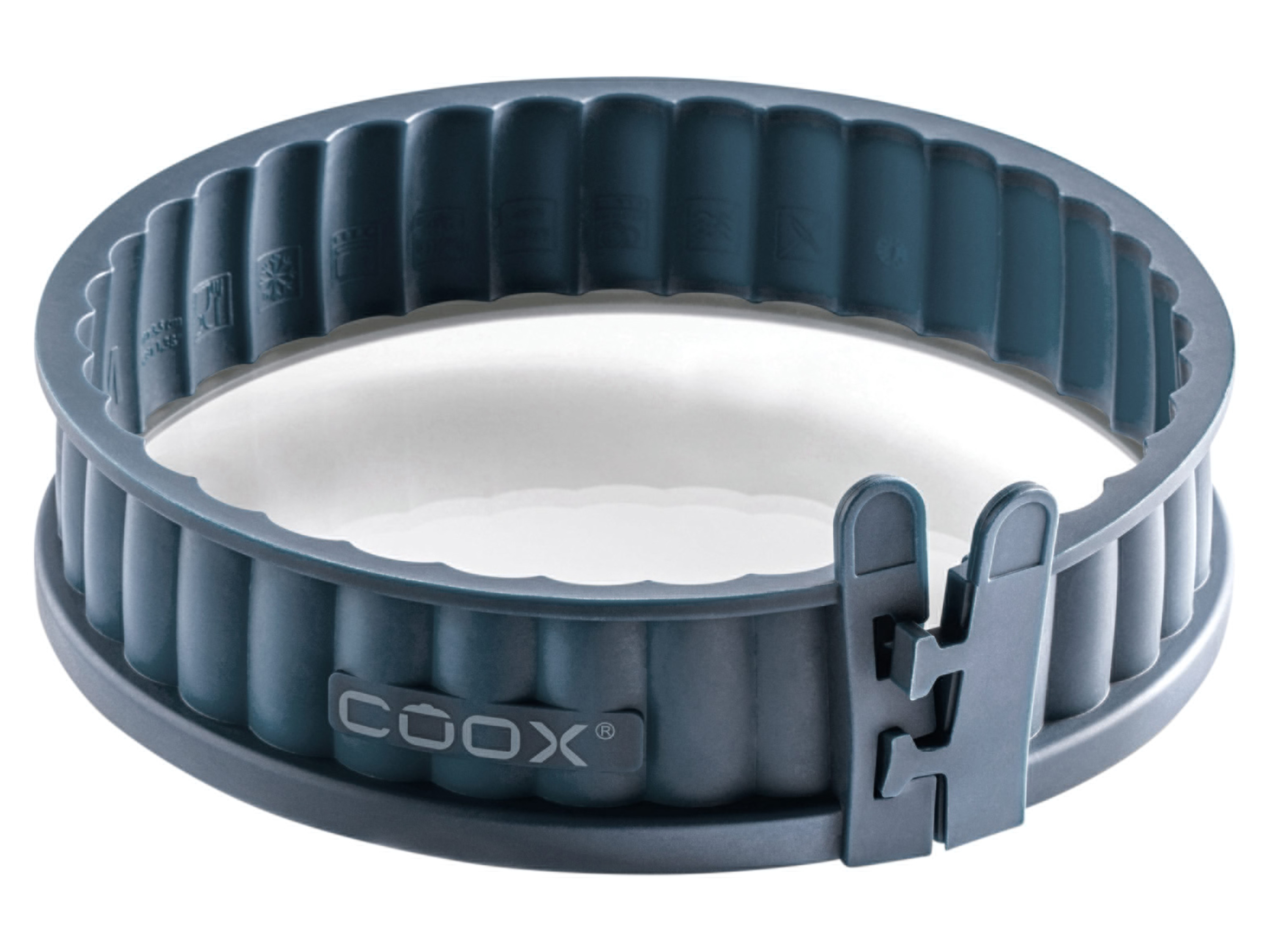 COOX Quicheform mit Glasboden (Blaugrau)