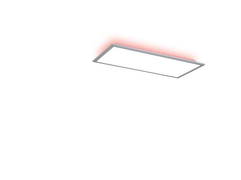 Rechteckige LED-Panel-Leuchte mit roter Hintergrundbeleuchtung