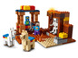 LEGO Minecraft Set mit zwei Lamas, einem Skelett und Steve.