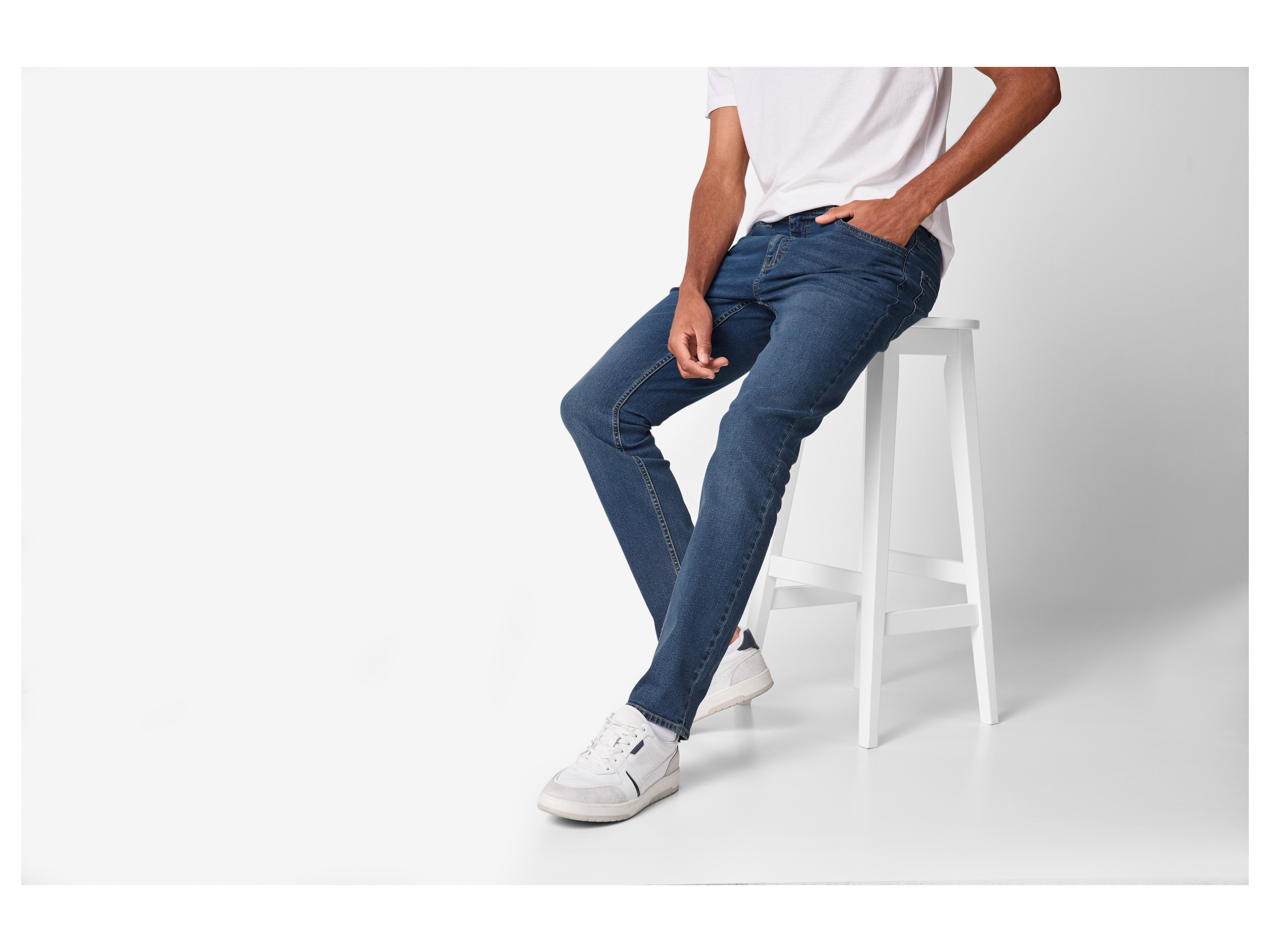 ESMARA MEN Herren Jeans Slim fit (Blau, 56 (40/32)) – Bild 2 von 3