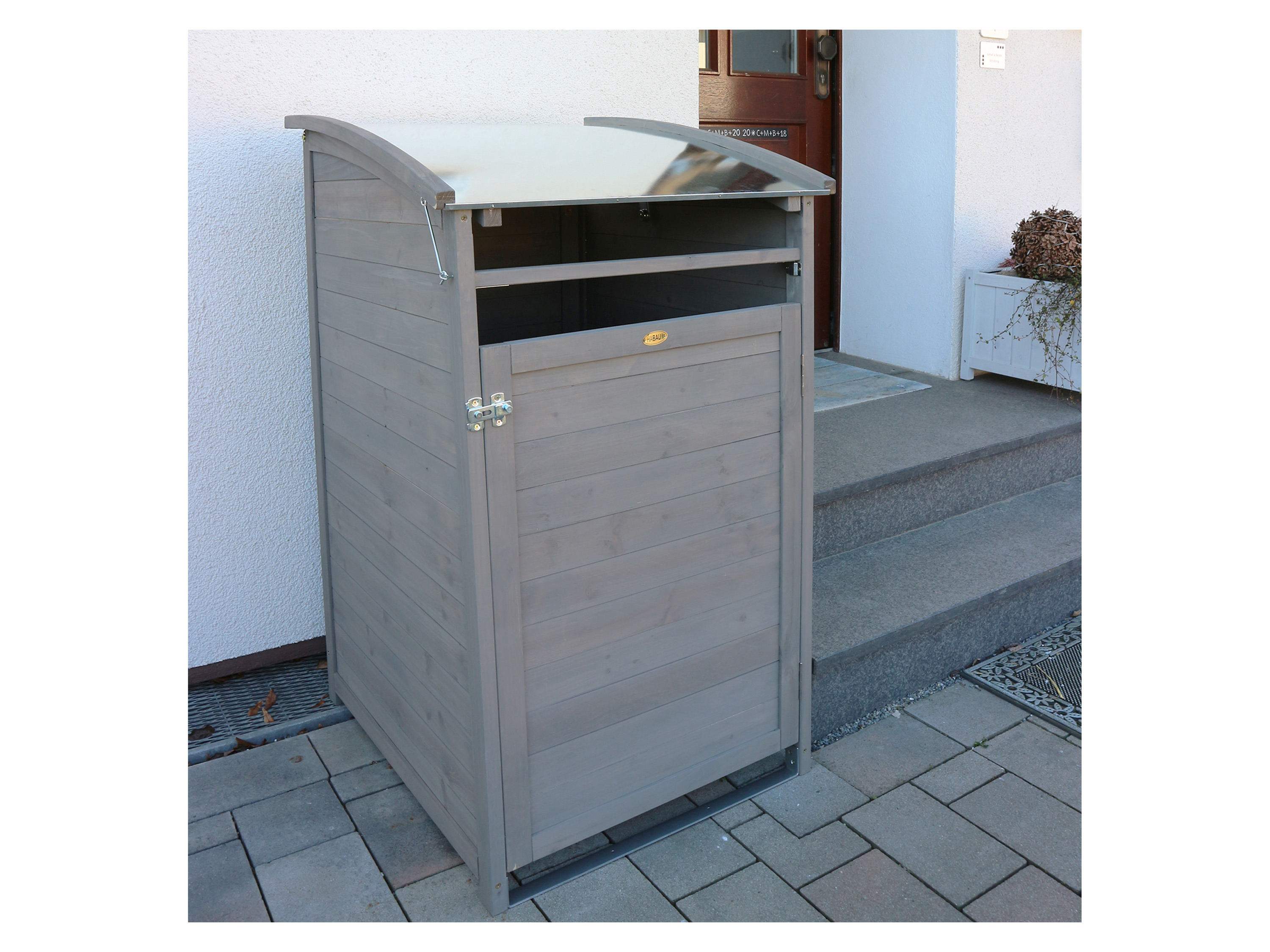 Thumbnail - HABAU Mülltonnenbox 120 Liter (Grau)