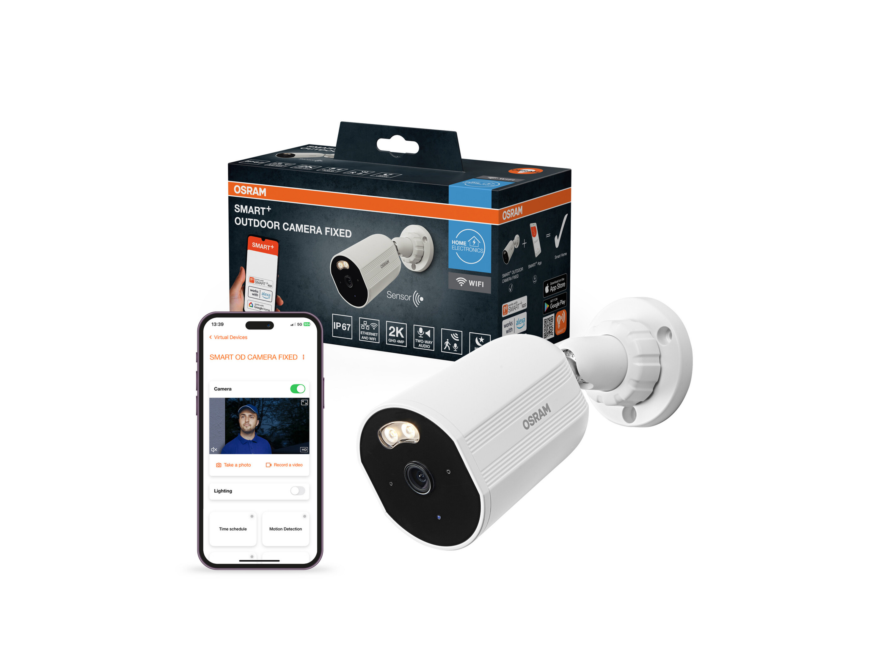 OSRAM Smart Wifi Outdoor Static Camera