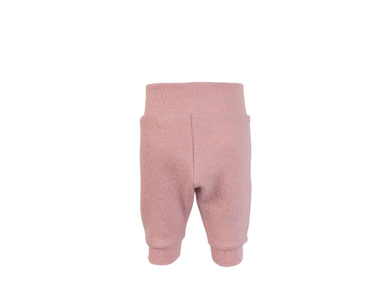 Rosa Babyhose mit hohem Bund und gerippten Bündchen