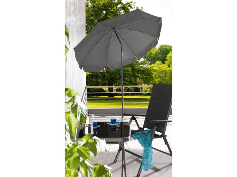 Gehe zu Vollbildansicht: LIVARNO home Sonnenschirm, mit Knickvorrichtung, Ø 180 cm - Bild 28