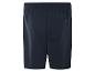 Marineblaue Sportshorts.