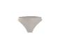 Beiger gerippter High-Waist-Slip