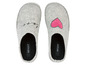 Graue Hausschuhe von Esmara mit Herzen.