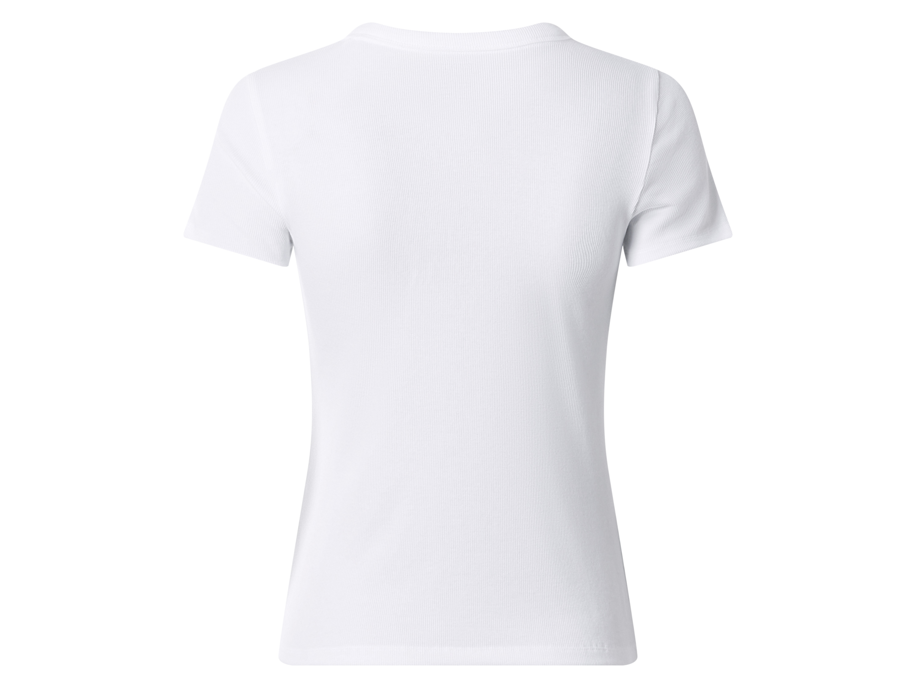 Thumbnail - esmara® Damen T-Shirt Rippe (Weiß, M(40/42))