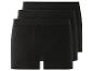 Drei Paar schwarze Boxershorts
