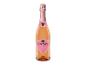 Flasche Prosecco Rosé Extra Dry mit rosa Etikett.