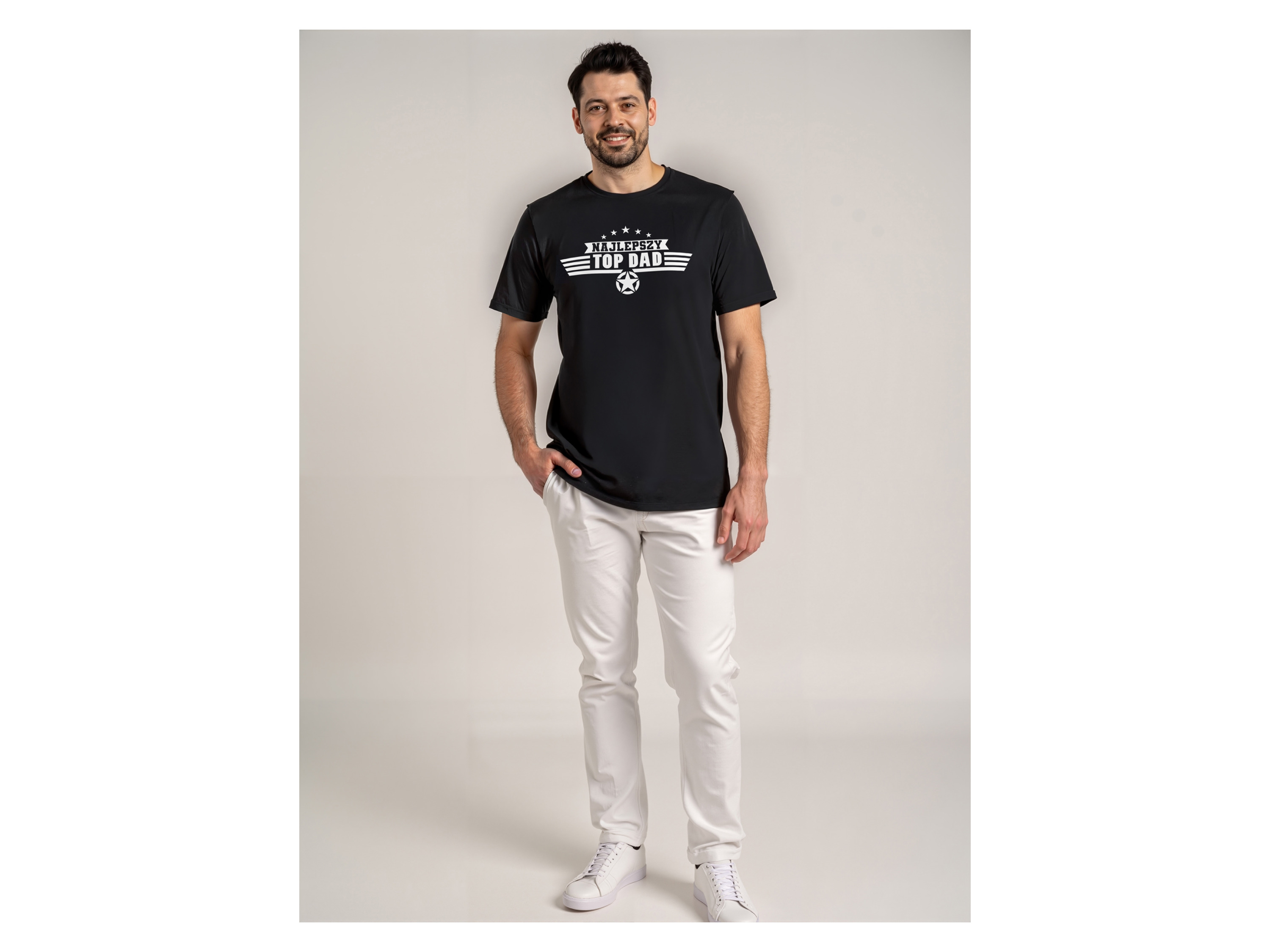 ESMARA MEN Herren T-Shirt (Schwarz, L (52/54)) – Bild 2 von 3