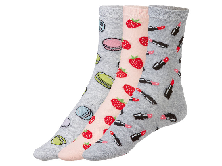 Gehe zu Vollbildansicht: esmara Damen Socken mit Bio-Baumwolle, 3 Paar - Bild 9