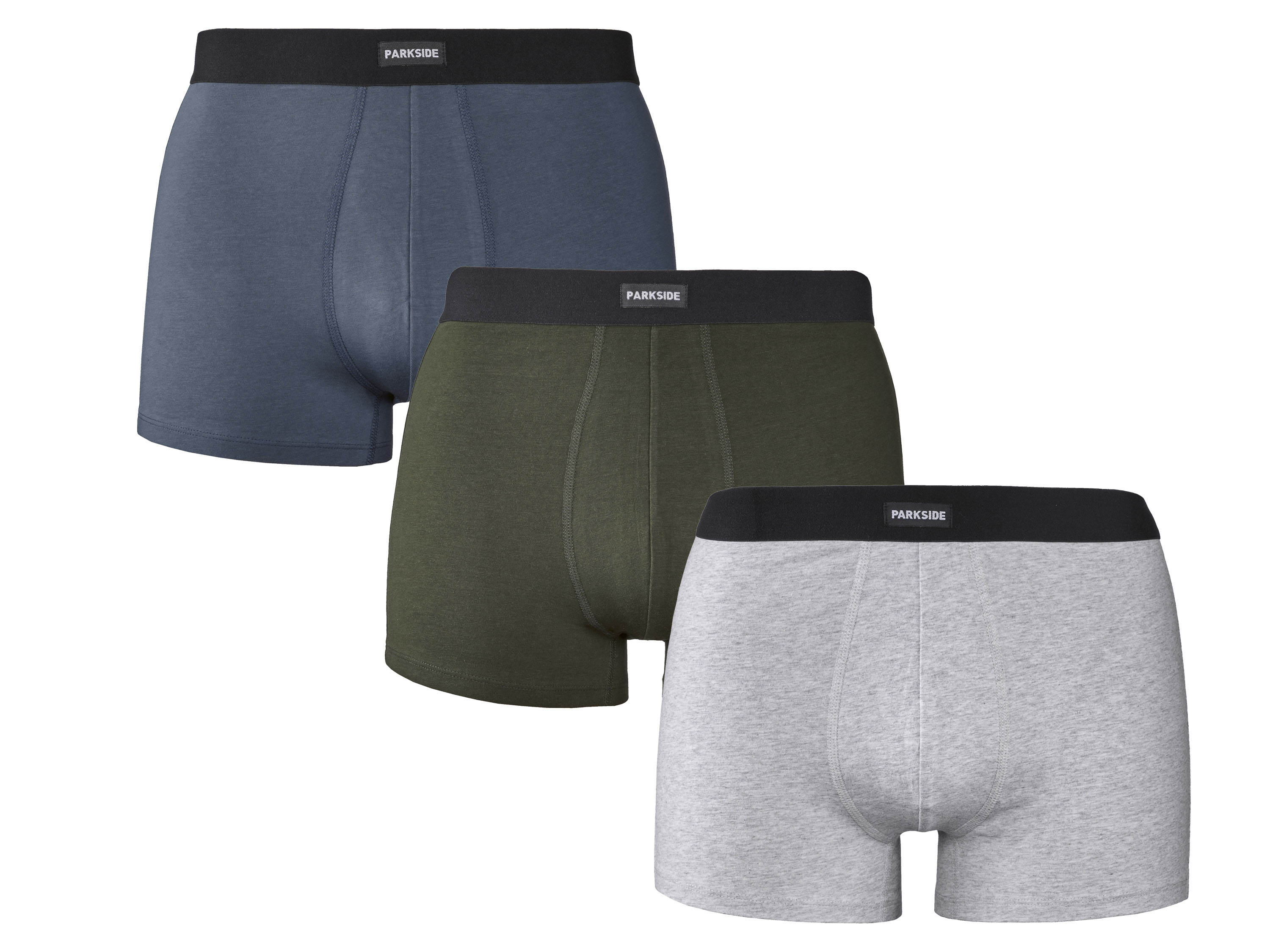 PARKSIDE® Boxer, 3 Stück (grün/blau/grau, 4/S)""