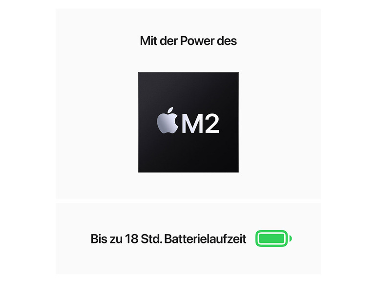 Gehe zu Vollbildansicht: Apple MacBook Air 34.5 cm (13.6") - M2 - 8 GB RAM - 256 GB SSD - Bild 16