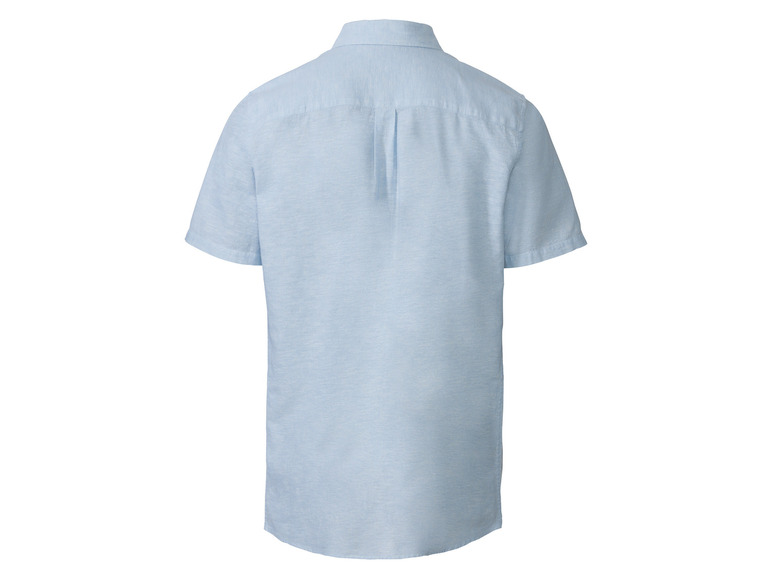 Gehe zu Vollbildansicht: LIVERGY® Herren Leinen-Hemd, Regular Fit, mit Kentkragen - Bild 6