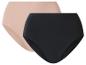 Zwei Damenunterhosen in Beige und Schwarz