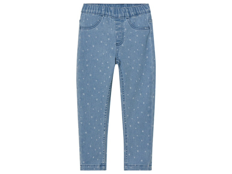 Blaue Jeans mit Sternchen-Muster für Mädchen.