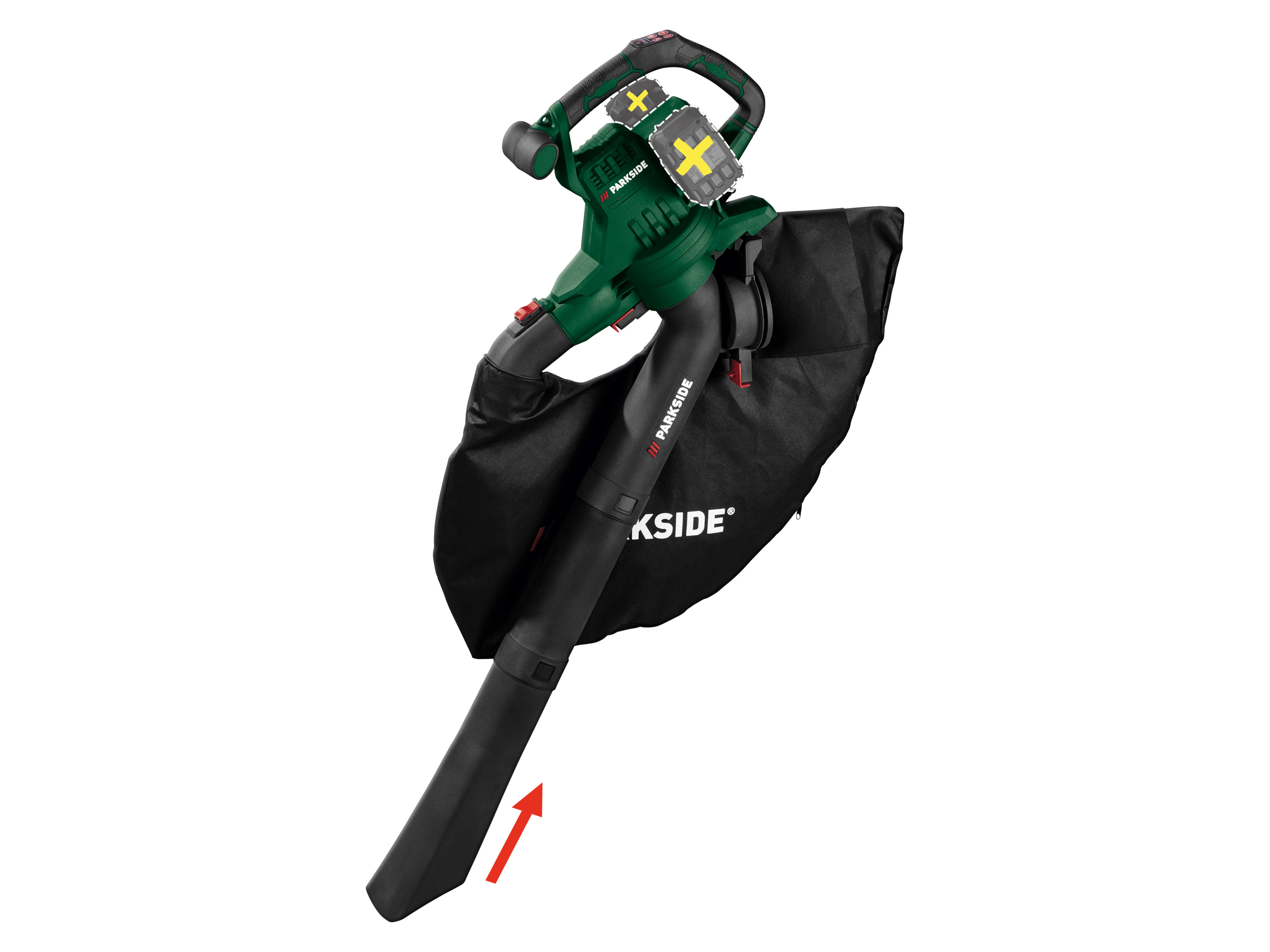 PARKSIDE® 40 V Akku-Laubsauger/-bläser »PLSA D3«, ohne Akkus – ohne Ladegerät – Bild 3 von 4