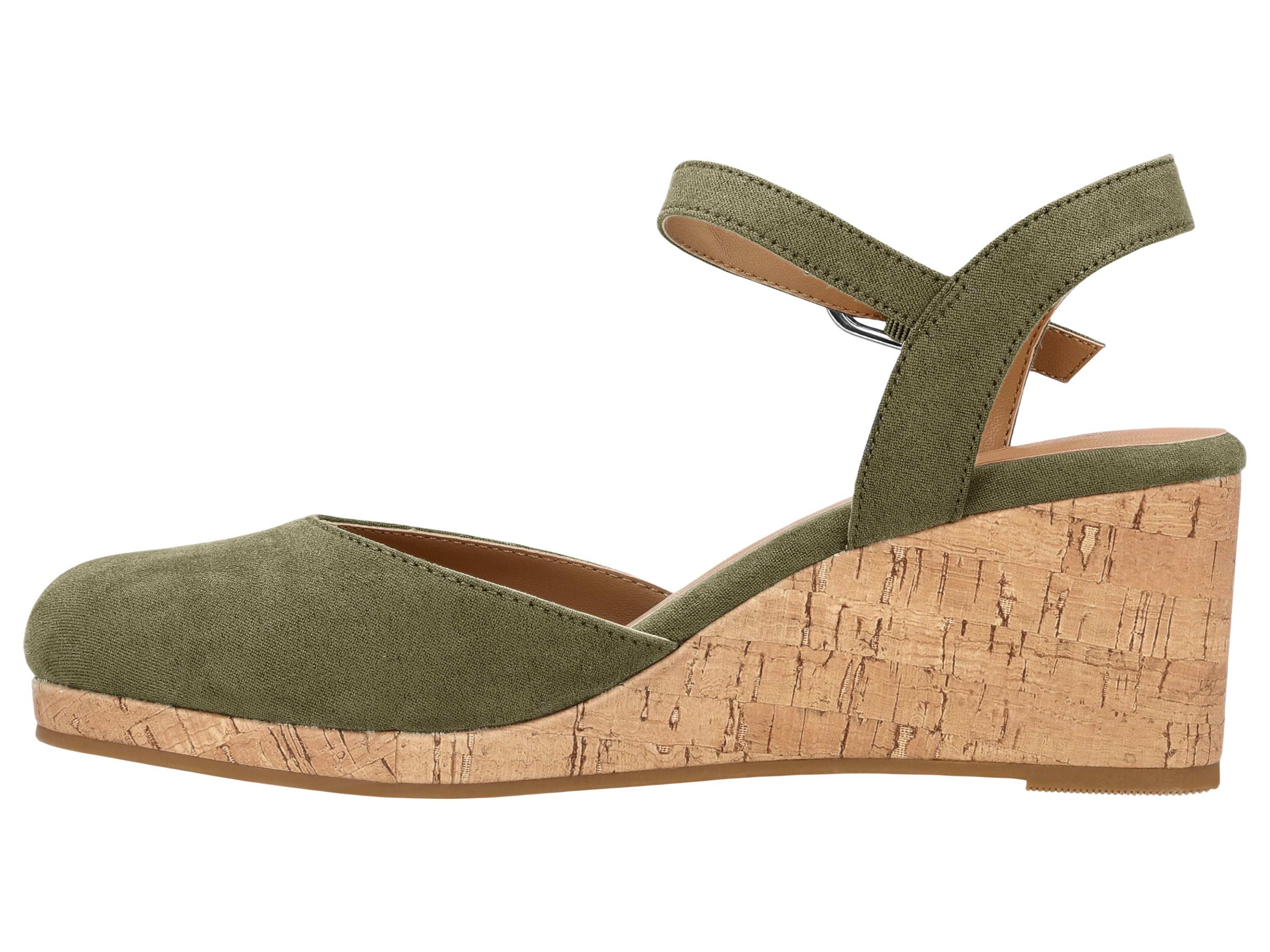ESMARA® Damen Keilsandalen (Olive, 38)