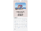 Familienfotokalender für 2027 mit Januar-Terminplan.