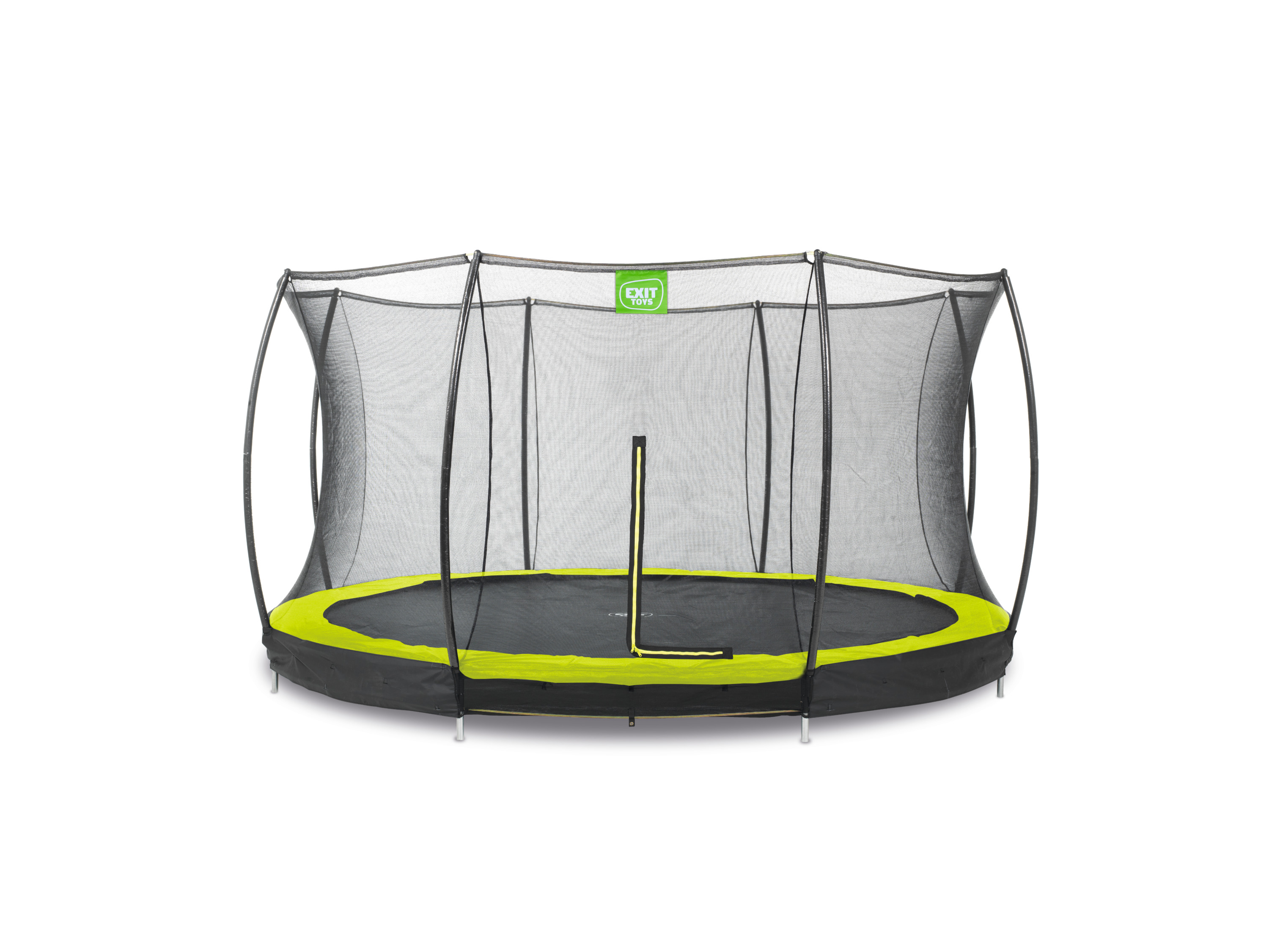 EXIT TOYS Silhouette Bodentrampolin mit Sicherheitsnetz (ø 366 cm)