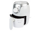 Weiße Ariete Airy Fryer Mini mit offenem Deckel.