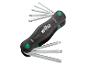 8-teiliges WIHA PocketStar TORX Multitool mit ausgeklappten Schlüsseln.