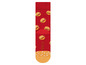 Rote Socken mit Hamburger-Motiv von Sox.