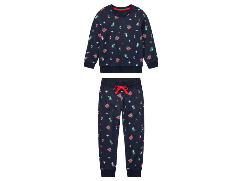 Gehe zu Vollbildansicht: lupilu® Kleinkinder Sweatanzug, 2-tlg. mit Weihnachtsmotiv - Bild 10