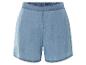 Hellblaue Denim-Shorts, lockere Passform.