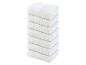 Ein Stapel weißer Handtücher.