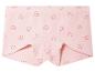Rosa Mädchenunterhose mit Herzmuster.