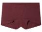 Burgunderfarbene Baumwoll-Unterhose.