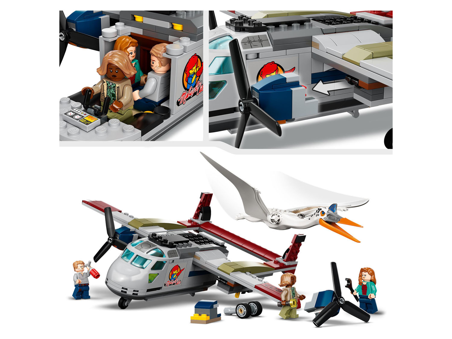 LEGO® Jurassic World™ 76947 »Quetzalcoatlus: Flugzeug-…