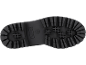 Schwarze Stiefelsohle mit Profil und Größenangaben EUR 37, US 6, UK 4