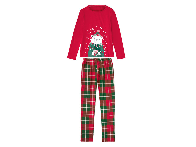 Gehe zu Vollbildansicht: pepperts Kinder Mädchen Pyjama mit weihnachtlichen Motiven - Bild 5