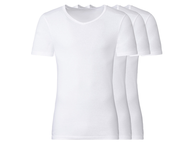 Gehe zu Vollbildansicht: LIVERGY® Herren Feinripp-Unterhemden, 3 Stück, reine Baumwolle - Bild 6