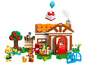 LEGO Animal Crossing Set mit einem Haus, Figuren und Zubehör.