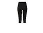 Schwarze, knöchellange Sportleggings für Damen mit dezentem Logo am Bund.