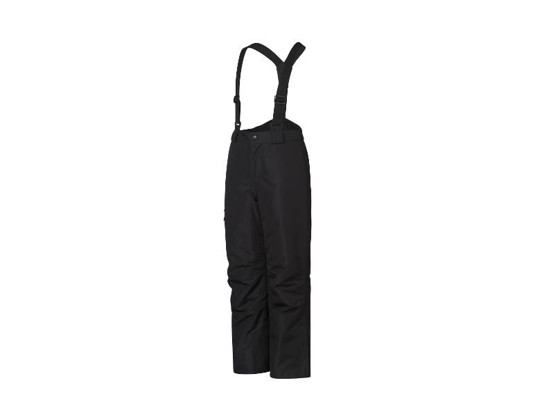 Schwarze Skihose mit Hosenträgern