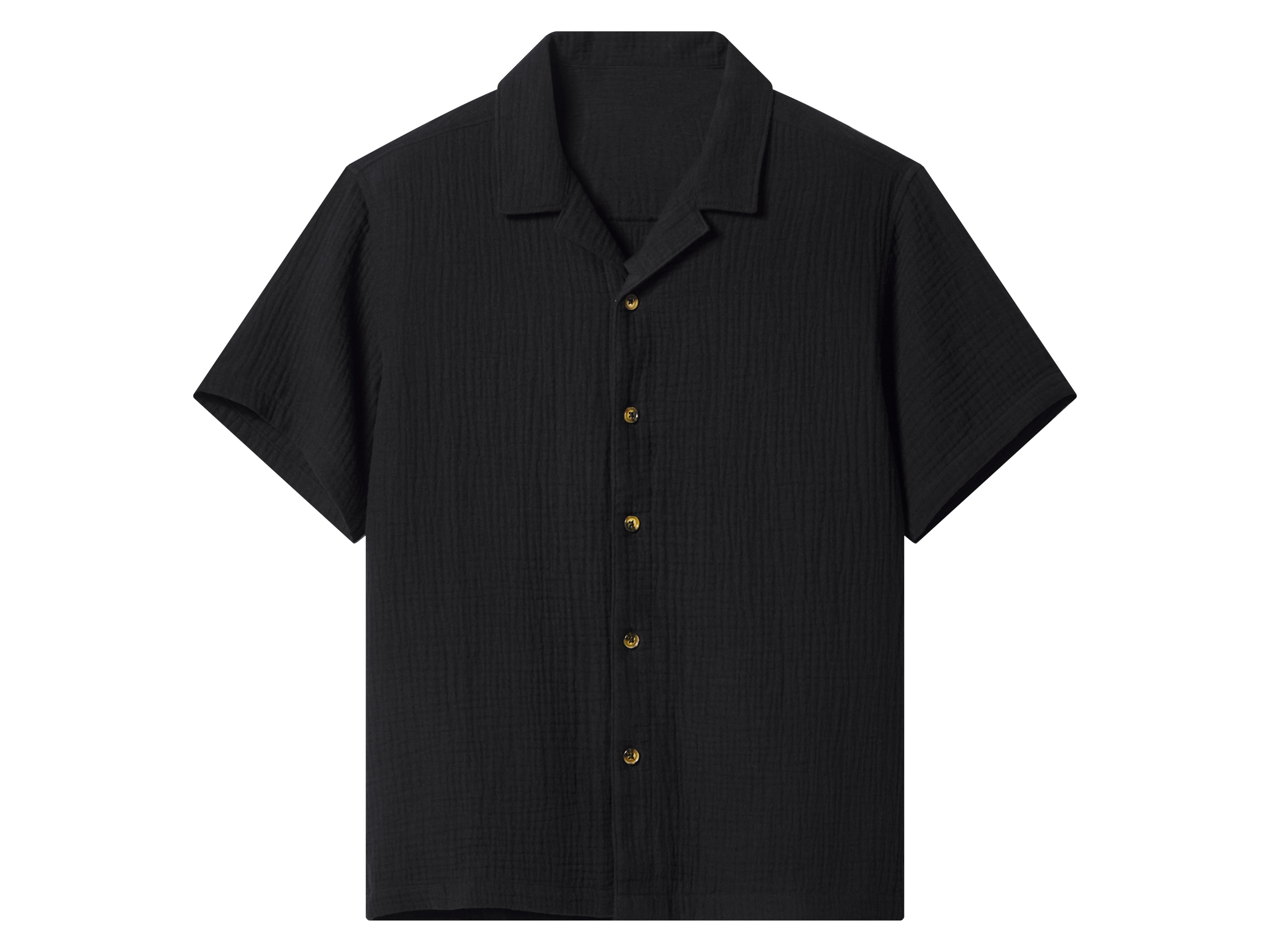 ESMARA KIDS Kinder Musselin Hemd (Schwarz, 134/140)