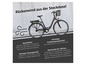Ein schwarzes E-Bike mit Korb