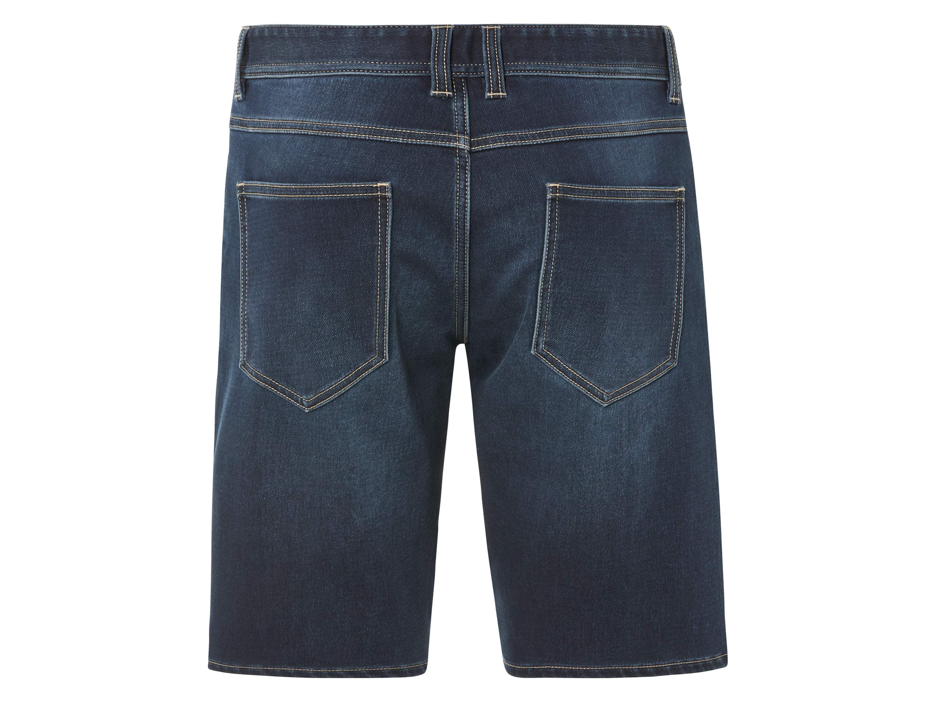 Thumbnail - LIVERGY® Herren Bermuda Sweatdenim (Dunkelblau, 48)