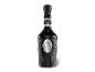 Schwarze Flasche Old St. Croix Non Plus Ultra Black Edition Rum mit Muster.
