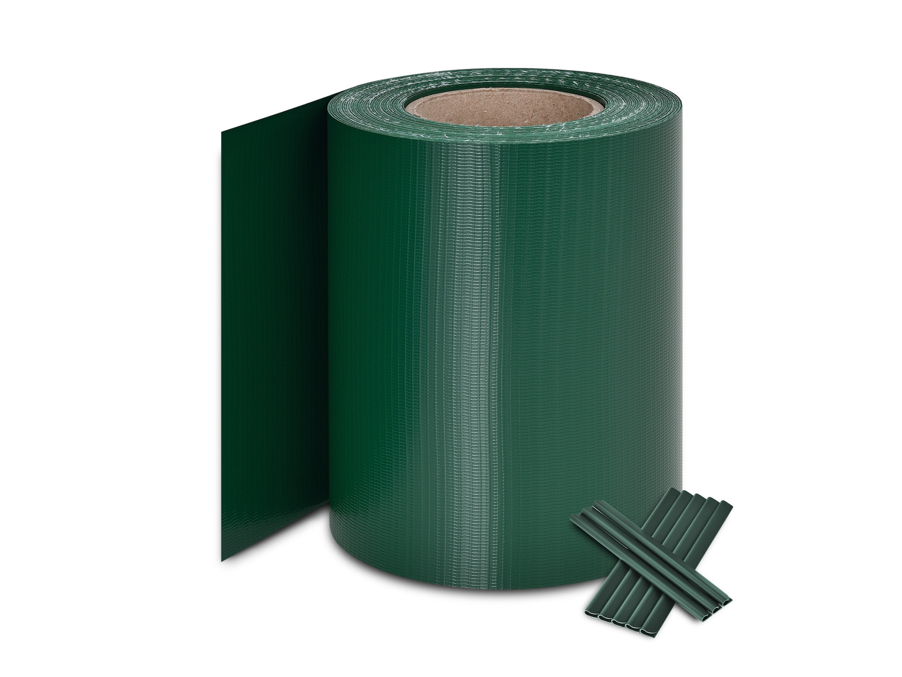 Juskys PVC Sichtschutzstreifen (Grün)““ | strapazierfähig und langlebig Witterungsbeständig: ja UV-beständig: ja Material: PVC Maße: ca. L 35 x H 19 cm Gewicht: -„“