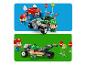 LEGO Super Mario und Luigi in Karts und auf einem Motorrad.
