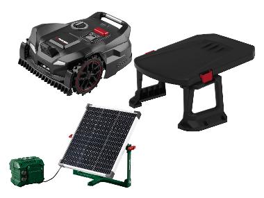 PARKSIDE® Mähroboter-Komplettset: Solar-Ladestation, PPAMR 1250 A1 mit Kamera & Garage