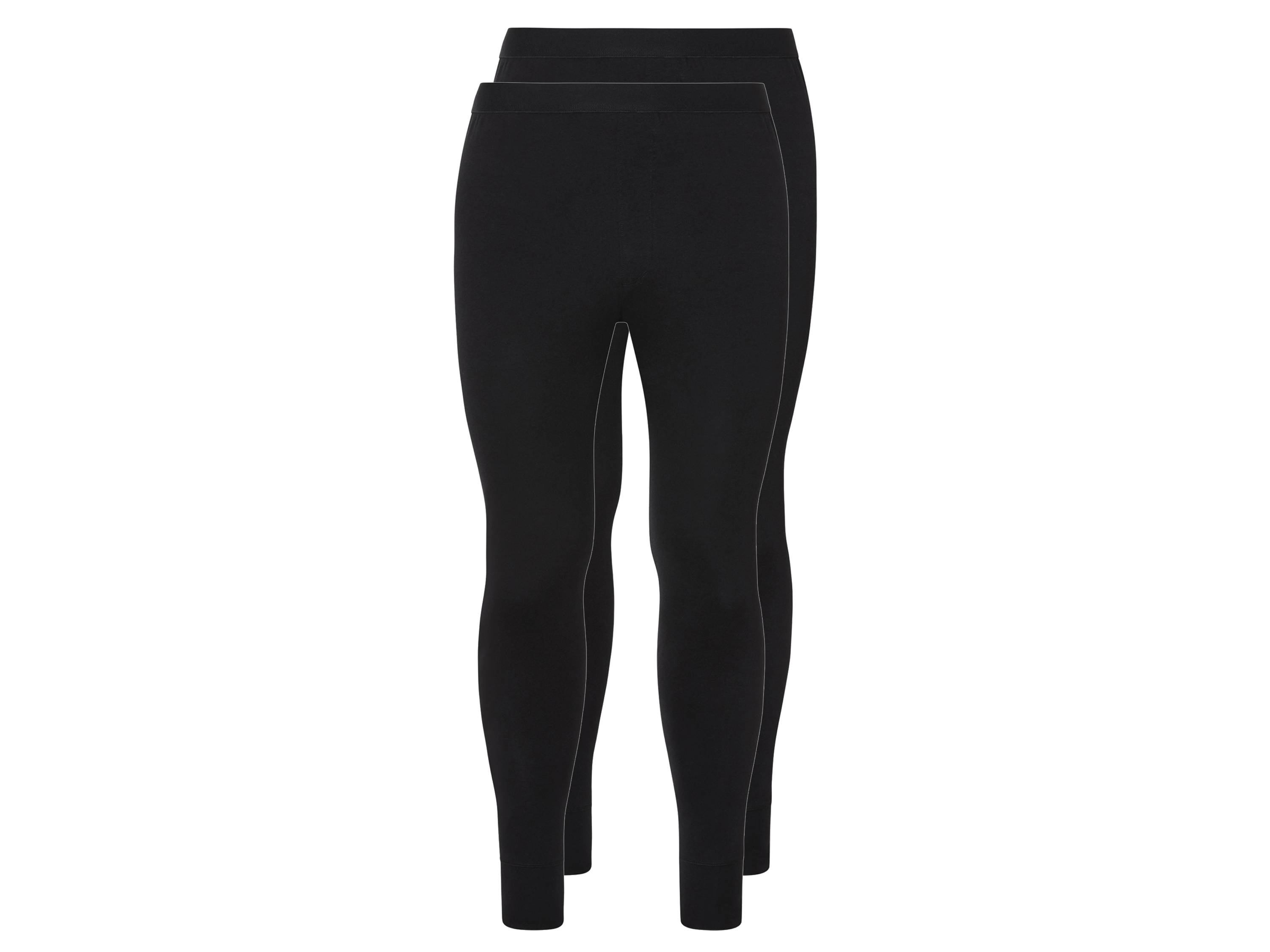 ESMARA MEN Lange Unterhosen, 2 Stück (Schwarz, 5/M)